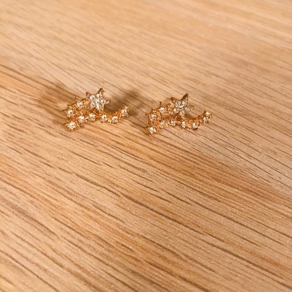 Star studded 2 piece earrings - Picture 3 of 9